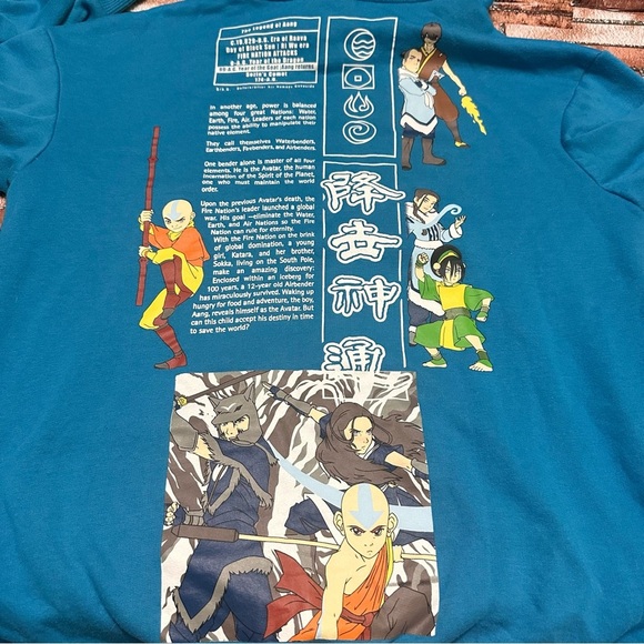 Nickelodeon Avatar The Last Airbender Hoodie Sweatshirt Size M - Picture 8 of 9